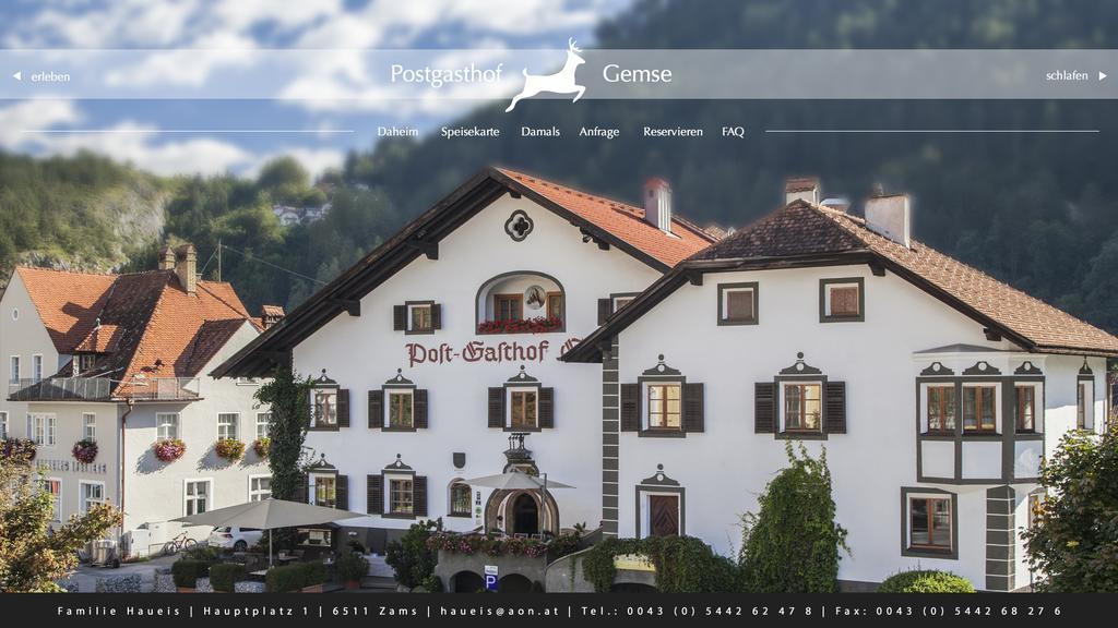 Pension Garni Gemse Zams Extérieur photo